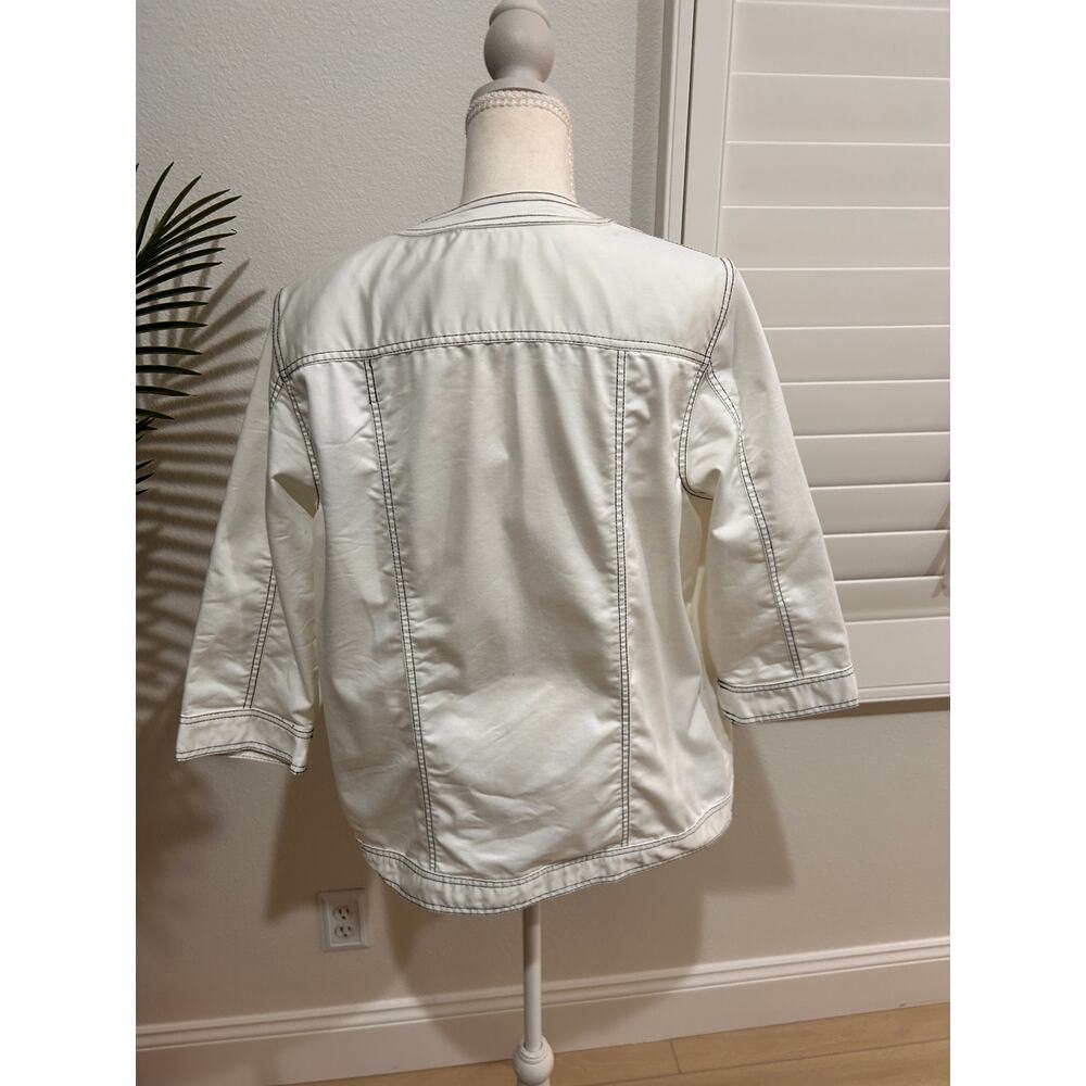 Alfred Dunner embroidered floral design beaded trim size 12 - Picture 7 of 9